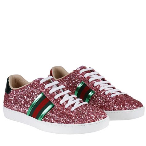 gucci glitter ace|Gucci women's sneakers.